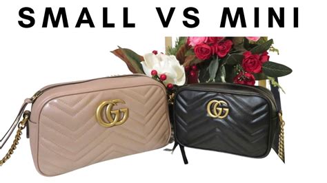 size gucci marmont|Gucci Marmont small vs mini.